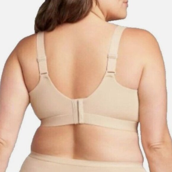 Cacique Women's 44DD Tan Comfort Bliss Wireless Support Adjustable Straps Bra‎ - Picture 5 of 5
